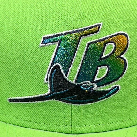 Tampa Bay Devil Rays MLB Snapback Cap Hat New Era 9fifty Green Cooperstown Mens - Picture 8 of 15